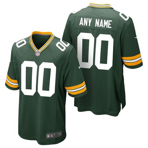 Green Bay Packers Nike Game Trikot - Tanne - Personalisiert - Herren