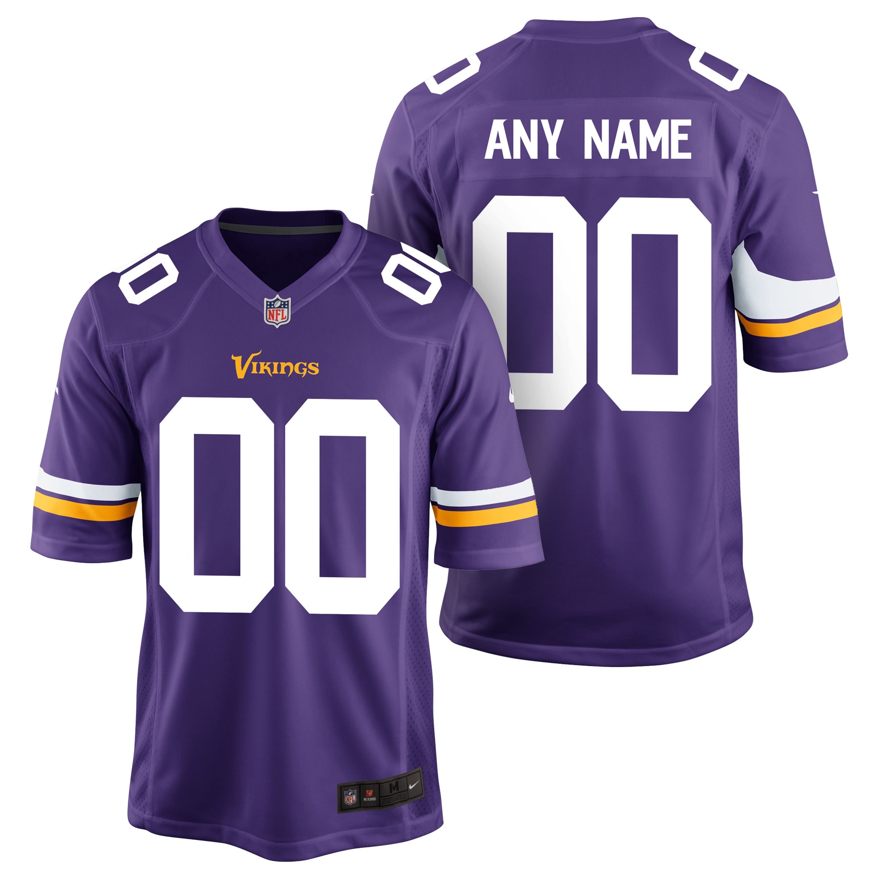 Minnesota Vikings Nike Game Heimtrikot – Personalisiert – Jugendliche Image