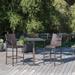 Lala Outdoor 3-piece Wicker 26-inch Square Bar Set by Christopher Knight Home