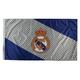 Real Madrid Flagge mit Streifen - 1,5 x 0,9 m