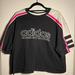Adidas Tops | Adidas Black, Pink And White Shirt | Color: Black/Pink | Size: Xl