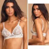 Free People Intimates & Sleepwear | Free People Intimates Longline Bra Nwot. White | Color: White | Size: 34c