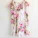 Anthropologie Dresses | Anthropologie Tikirani Floral Ruffle Dress | Color: Pink/White | Size: M