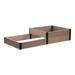 EverBloom Terraced Wood Plastic Composite Raised Garden Bed Composite | 14 H x 74 W x 36 D in | Wayfair R0714D36