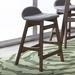Zipcode Design™ Didmarton Bar Stool Wood/Upholstered in Gray | 29 H x 19 W x 20 D in | Wayfair E39E902681FC411EACC0392FA18E90A6