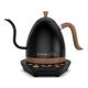 Brewista artisan matte black electric kettle, gooseneck spout, temperature control, slow coffee barista, 1.0 litre