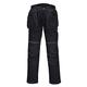 Portwest PW3 Stretch Holster Work Trouser, Size: 48, Colour: Black, PW305BKR48