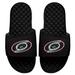 Men's ISlide Black Carolina Hurricanes Ice Clipping Mask Slide Sandals