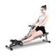 Rowing Machines for Home Gym Use, Foldable Rower Machine Adjustable Hydraulic Rowing Machine Cardio Rower Fitness Cardio Workout Full Body Trainer Equipment