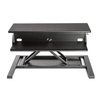 Luxor Two-Tier Pneumatic Standing Desk Converter (Black) CVTR PRO-BK