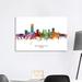 East Urban Home Oklahoma City Skyline by Michael Tompsett - Wrapped Canvas Painting Metal | 26 H x 40 W x 1.5 D in | Wayfair