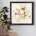 Red Barrel Studio® FLORAL MUSE IV Floral Muse IV - Picture Frame Print Paper, Wood in Black/Blue/Green | 27.5 H x 27.5 W x 1.5 D in | Wayfair