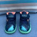 Nike Shoes | Lebron Nike Sz 6c Baby Sneakers | Color: Blue/Green | Size: 6bb