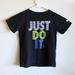 Nike Shirts & Tops | 3/$15 Nike The Nike Tee "Just Do It" Kid's T-Shirt | Color: Black/Blue | Size: 5b