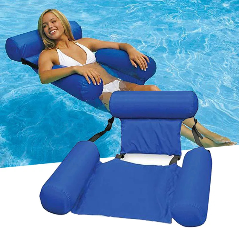 Matelas gonflables accessoires de piscine d'eau hamac chaises longues flotteur de piscine jouets de Sports nautiques tapis flottant jouets de piscine