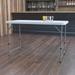 Plastic Height Adjustable Folding Table