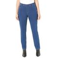 Plus Size Women's The Knit Jean by Catherines in Comfort Wash (Size 4X)