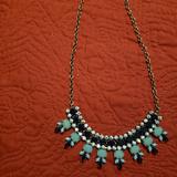 J. Crew Jewelry | J Crew Statement Necklace | Color: Gold/Green | Size: Os