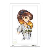 Milwaukee Brewers 14'' x 20'' Ballpark Princess Limited Edition Print