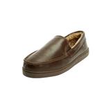 Wide Width Men's Romeo Slippers by KingSize in Brown (Size 10 W)