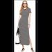 Michael Kors Dresses | Michael Kors Striped Short Sleeve Maxi Dress | Color: Black/White | Size: S