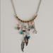 American Eagle Outfitters Jewelry | Aeo Native Feather Charm Necklace | Color: Silver | Size: Os