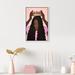 Oliver Gal Girl in Pink w/ Crown - Painting Print on Canvas in Black/Brown/Green | 15 H x 10 W x 1.5 D in | Wayfair 39688_10x15_CANV_WFL