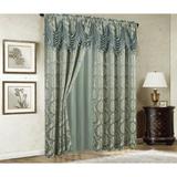 Rosdorf Park Segrest Solid Semi-Sheer Rod Pocket Single Curtain Panel Polyester in Indigo | 84 H in | Wayfair F7384430A5444F1590EC1DBCA61BC84F