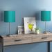 Wade Logan® Baljit 19.5" Table Lamp Set Metal in Green/Gray/Blue | 19.5 H x 8.5 W x 8.5 D in | Wayfair 02690E464D3F4EFD9CCF55EFD6EE6902