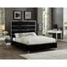 Orren Ellis Dietz Upholstered Platform Bed Metal in Black | 59 H x 59 W x 81 D in | Wayfair BF9EDA25FC8B468E9F2F82FA945AE587