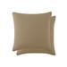 Eider & Ivory™ Mcquaid Pillow Cover Polyester/Polyfill blend in Brown | 22 H x 22 W x 4 D in | Wayfair 664047DA1469419DB9063023E326977F