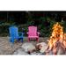 Wildridge Heritage Child’s Outdoor Adirondack Chair Plastic/Resin in Gray | 24 H x 19.5 W x 24 D in | Wayfair LCC-113-light gray