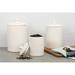 Ophelia & Co. Embossed 3 Piece Kitchen Canister Set Ceramic in White | 6.25 H x 5.75 W x 5.75 D in | Wayfair EFDF2BB2DE2B41BD9398111A931B2D13