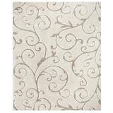 White 102 x 1.2 in Area Rug - Ophelia & Co. Deanna Floral Cream Shag Area Rug | 102 W x 1.2 D in | Wayfair ALCT1013 24765233