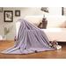 Charlton Home® Henrich All Season Super Plush Luxury Fleece Blanket Polyester in Indigo | 90 W in | Wayfair EEGA1054 28441570