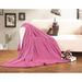 Charlton Home® Henrich All Season Super Plush Luxury Fleece Blanket Polyester in Pink | 66 W in | Wayfair EEGA1054 28422180