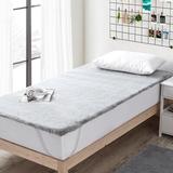 Alwyn Home Chunky Bunny Coma Inducer Luxury Faux Fur Mattress Topper Polyester | 80 H x 60 W x 1 D in | Wayfair E6E88D7B697F494C8A2B893ABE22058E