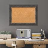 Bark Wall Mounted Corkboard Cork/Plastic in Black/Brown Laurel Foundry Modern Farmhouse® | 21 H x 29 W x 0.75 D in | Wayfair