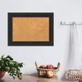 Red Barrel Studio® Wall Mounted Corkboard Cork in Black/Brown | 29.38 H x 41.38 W x 1.125 D in | Wayfair 9F531F67FFFF4D88A7263E17201694DF