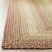 Orange 0.25 in Area Rug - August Grove® Georgina Geometric Braided Rust/Area Rug, Polypropylene | 0.25 D in | Wayfair AGGR3101 38150153