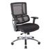 Inbox Zero Geriyah Ergonomic Task Chair Upholstered in Gray/Blue/Brown | 41.5 H x 25.25 W x 25.5 D in | Wayfair LTTN1356 43914210