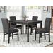 Latitude Run® Essy 5 - Piece Dining Set Wood/Upholstered in Brown | Wayfair A4E8628303AB4B24AA5B9CACFFD92679