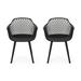 Poppy Outdoor Modern Dining Chair (Set of 2) by Christopher Knight Home