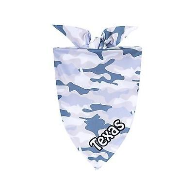 Frisco Gray Camo Personalized Dog & Cat Bandana, Large