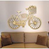Winston Porter Personalized Bicycle 3 Letter Wall Décor Wood in Brown | 18 H x 15 W in | Wayfair 2391438E91AA43E48395851140056D77