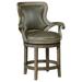 Fairfield Chair Spritzer Swivel Stool Wood/Upholstered in Red/Gray | 43 H x 25.75 W x 27.75 D in | Wayfair 2008-C6_9177 Granite_Montego Bay