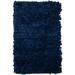 Blue/Navy 20 x 1.5 in Indoor Area Rug - Ebern Designs Benitez Blue Area Rug Polyester/Cotton | 20 W x 1.5 D in | Wayfair EBDG3182 43307299