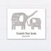 Harriet Bee Didmarton Happy Elephants Personalized Canvas Art Canvas in White | 16 H x 20 W x 1.25 D in | Wayfair E8ECEB1CFBA34ABB99C5124E6A6DD105