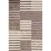 Brown 90 x 60 x 0.75 in Indoor Area Rug - Orren Ellis Yiwei Stripes Area Rug Cotton | 90 H x 60 W x 0.75 D in | Wayfair ORNE6020 43191238