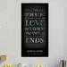 Winston Porter True Love Personalized Wall Decal Canvas/Fabric in Black | 48 H x 24 W in | Wayfair 18BEF1EB4DC74ED8B2C47252D1344074